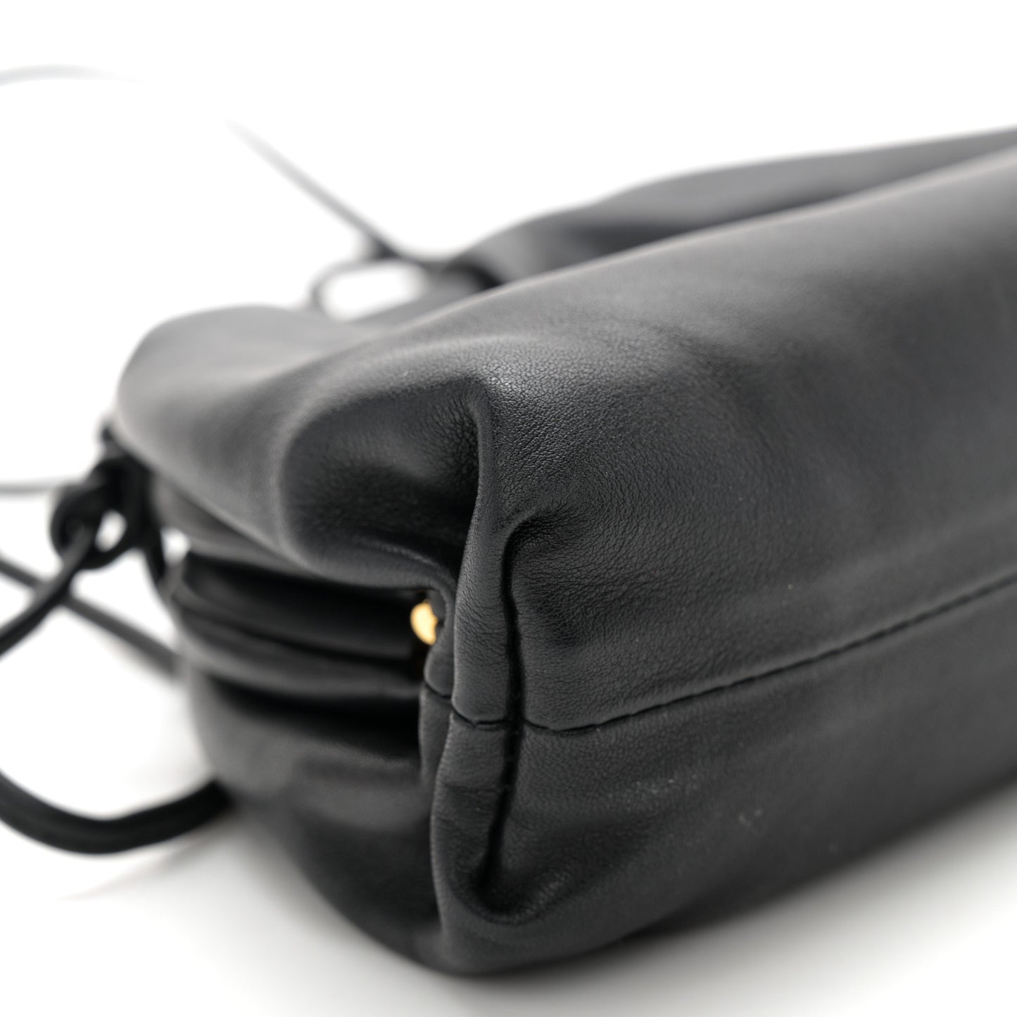 Butter Calfskin The Mini Pouch Black