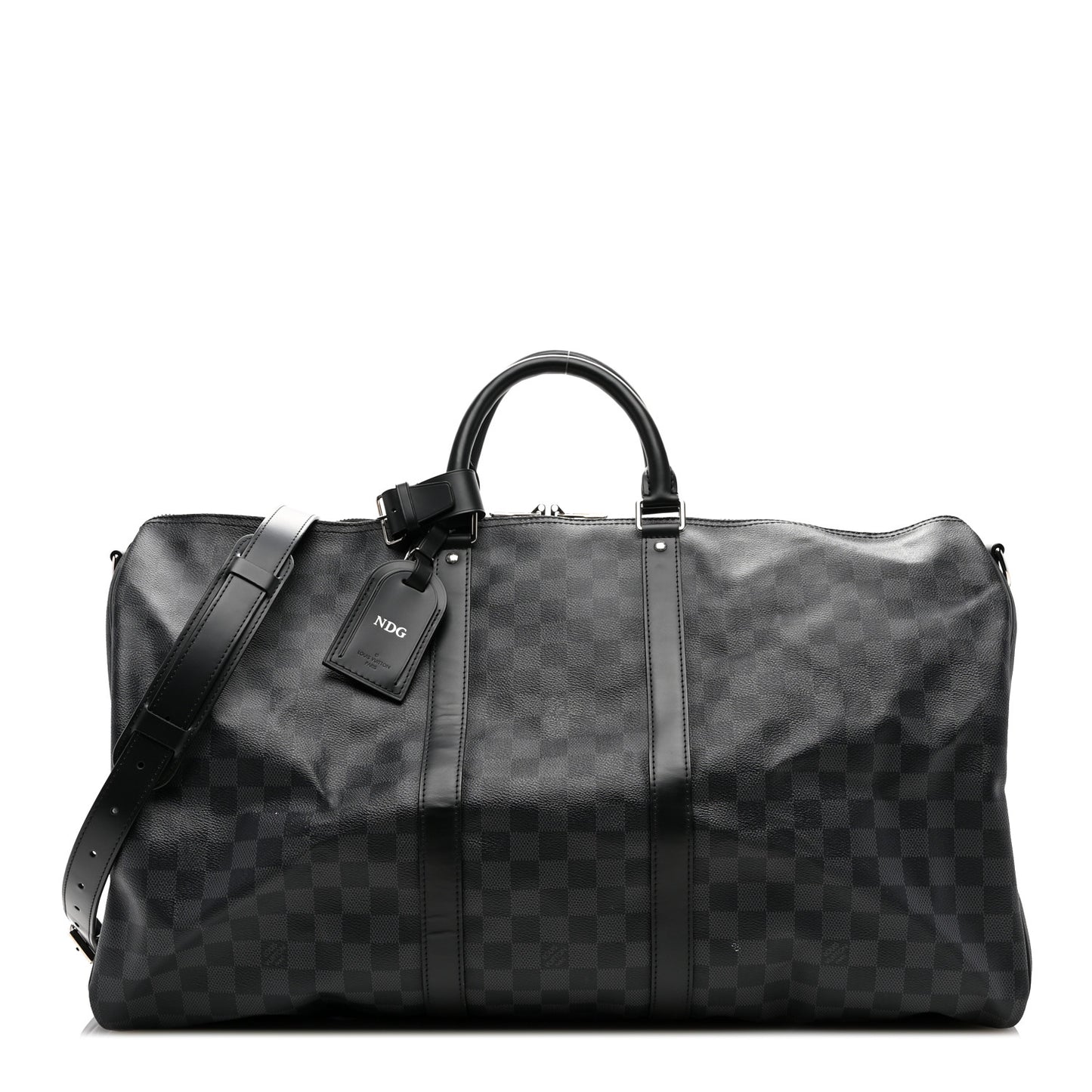 Damier Graphite Keepall Bandouliere 55