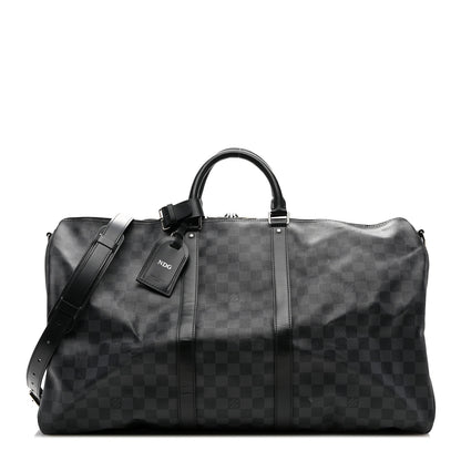 Louis Vuitton Damier Graphite Keepall Bandouliere 55 1 of 13