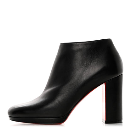 Christian Louboutin Calfskin Pasteur 100 Ankle Boots 39.5 Black 1 of 7
