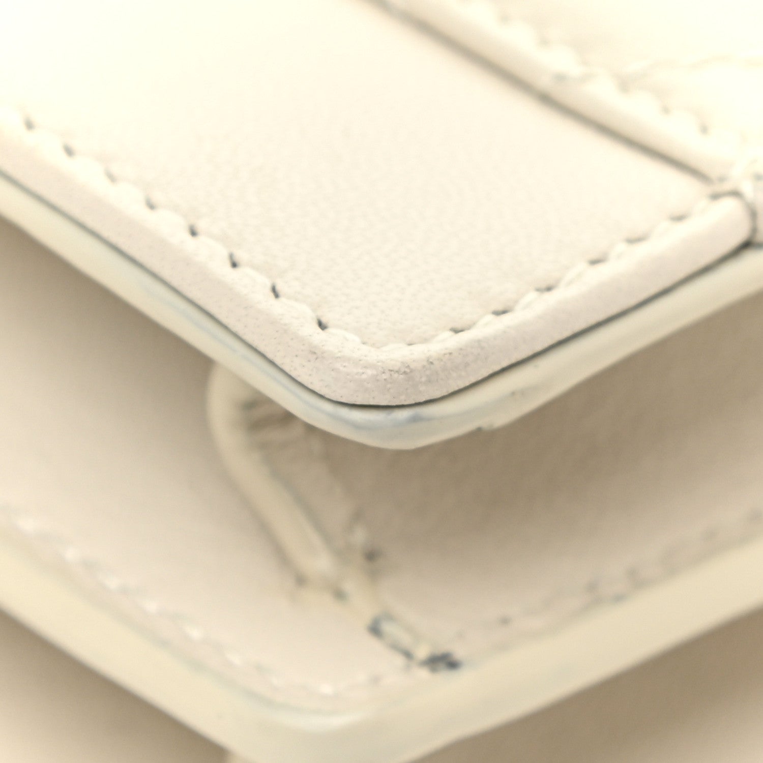 Saint Laurent Lambskin Quilted Mini Gaby Satchel Blanc Vintage 14 of 21