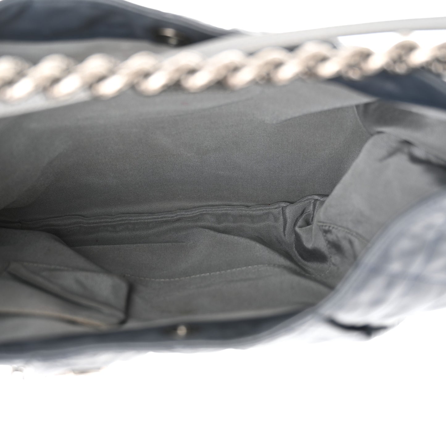 Calfskin Coco Pleats Hobo Dark Blue