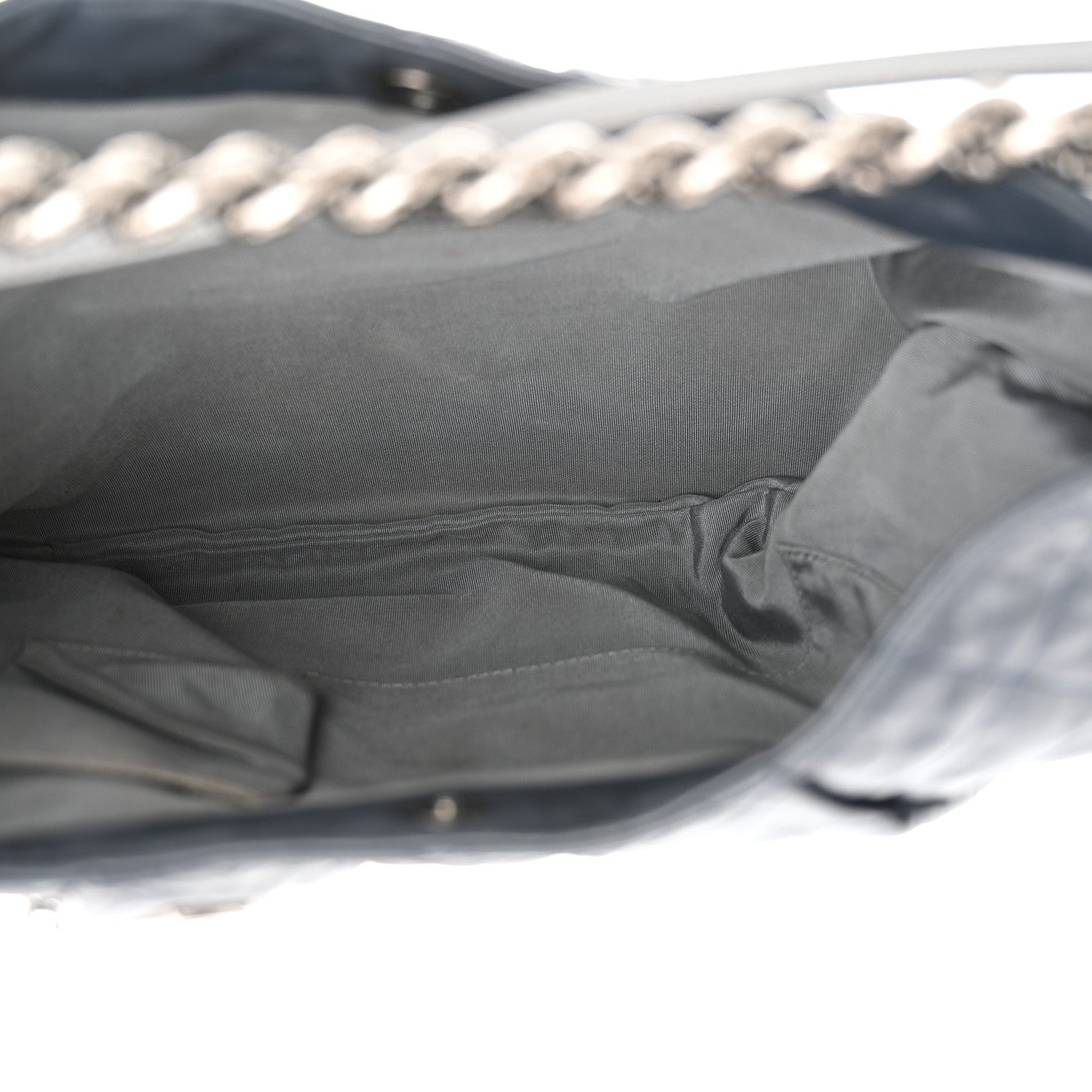 Chanel Calfskin Coco Pleats Hobo Dark Blue 5 of 13