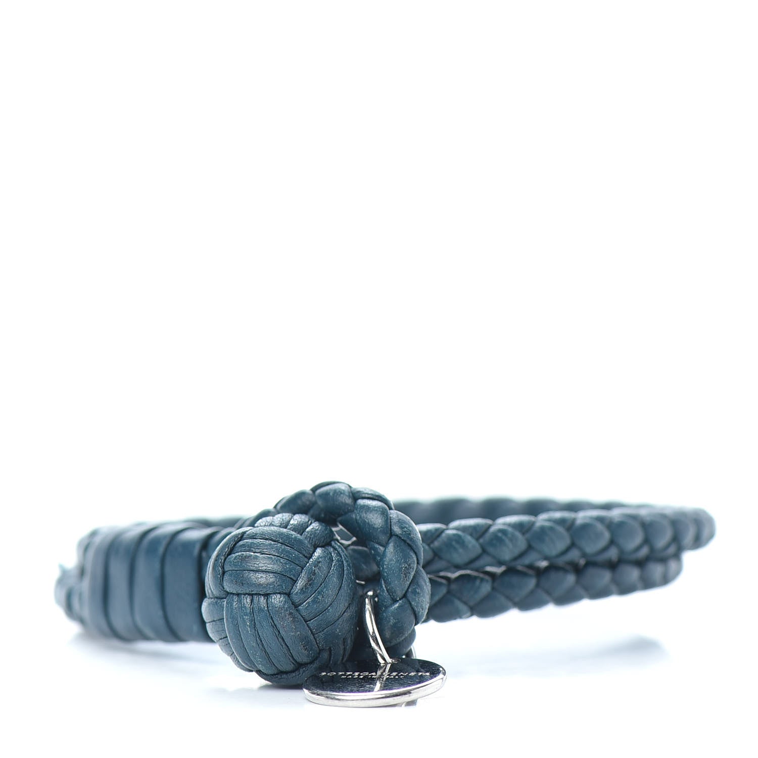Bottega Veneta Nappa Intrecciato Bracelet M Blue 1 of 4