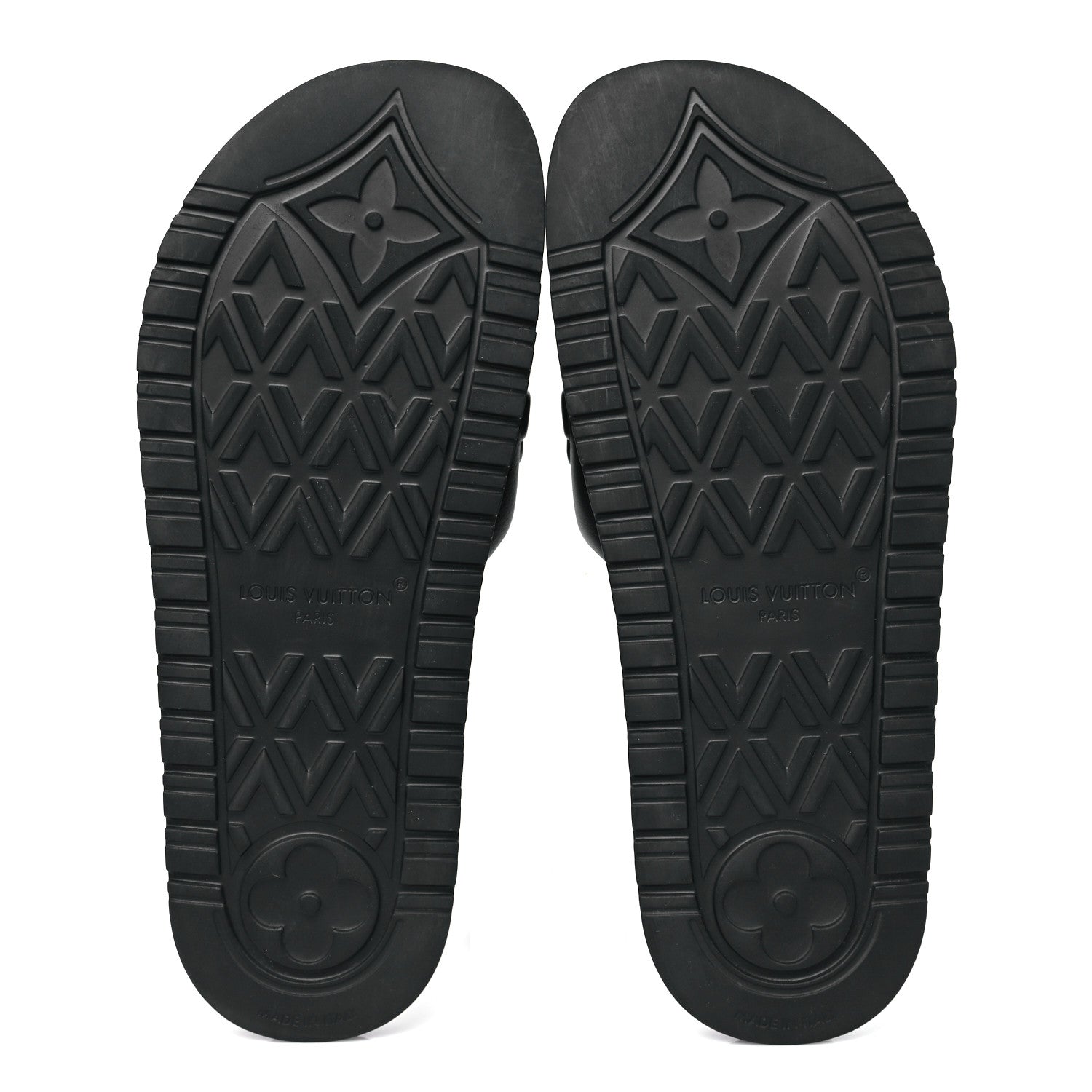 Louis Vuitton Calfskin LV Shore Flat Comfort Mule 39 Black 6 of 10