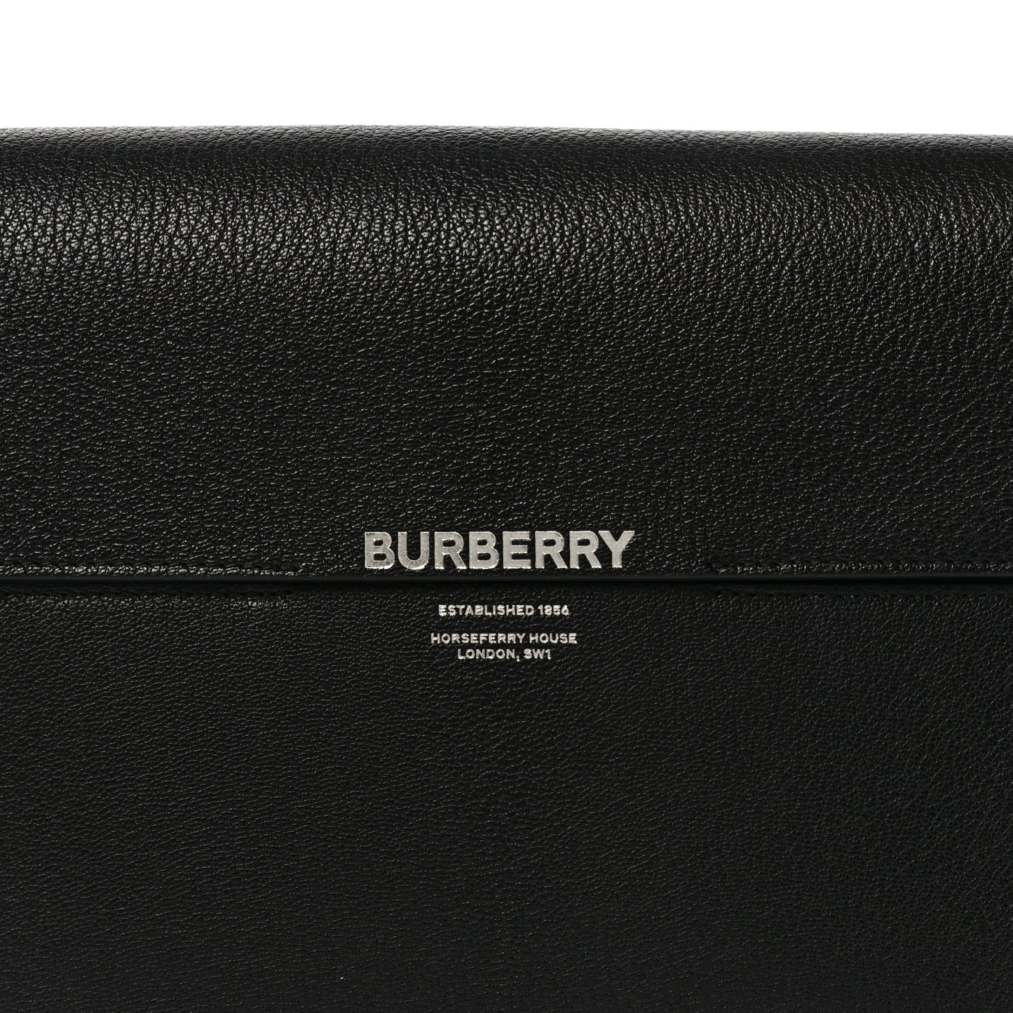 Grained Calfskin Large Grace Bag Black