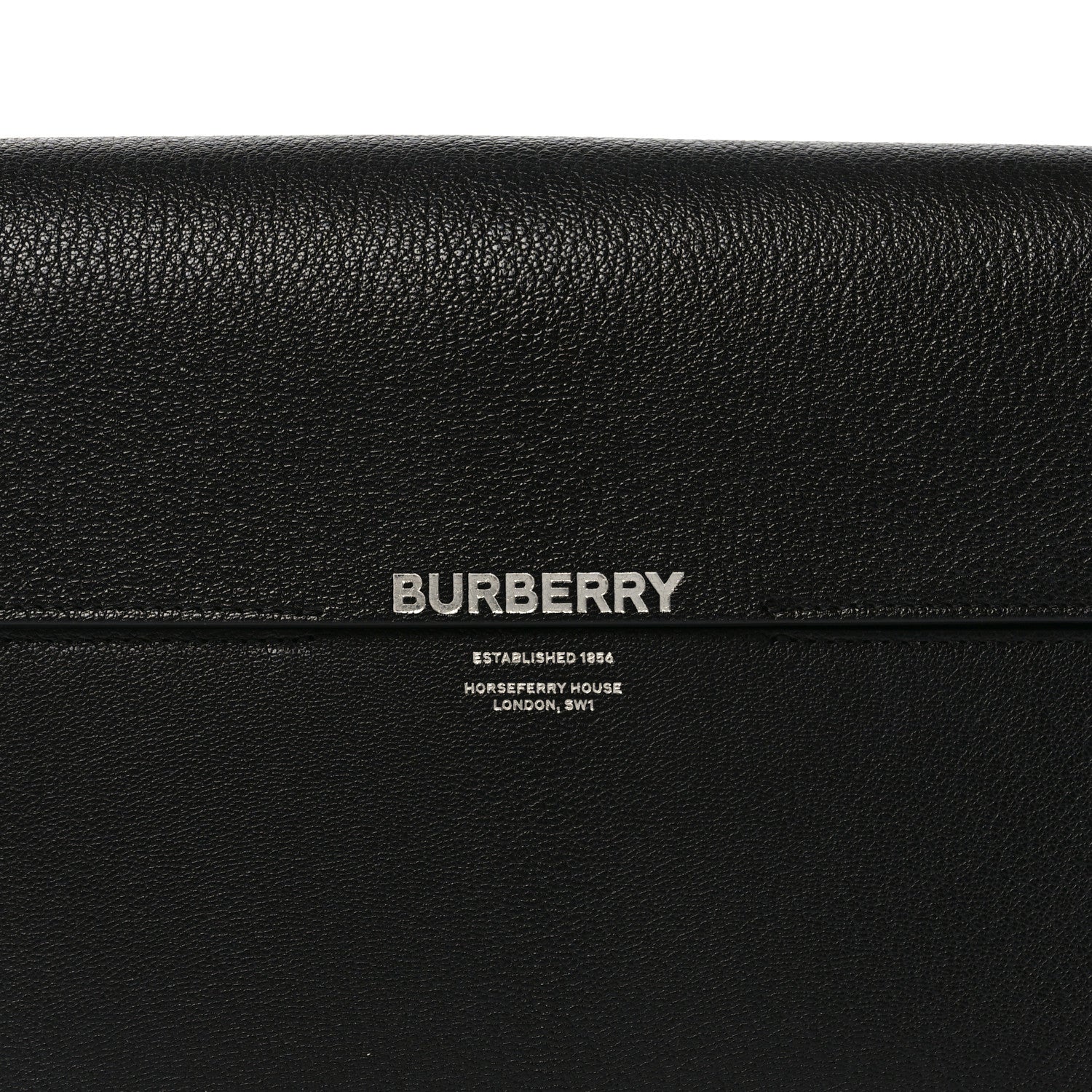 Burberry Grained Calfskin Large Grace Bag Black 7 of 9