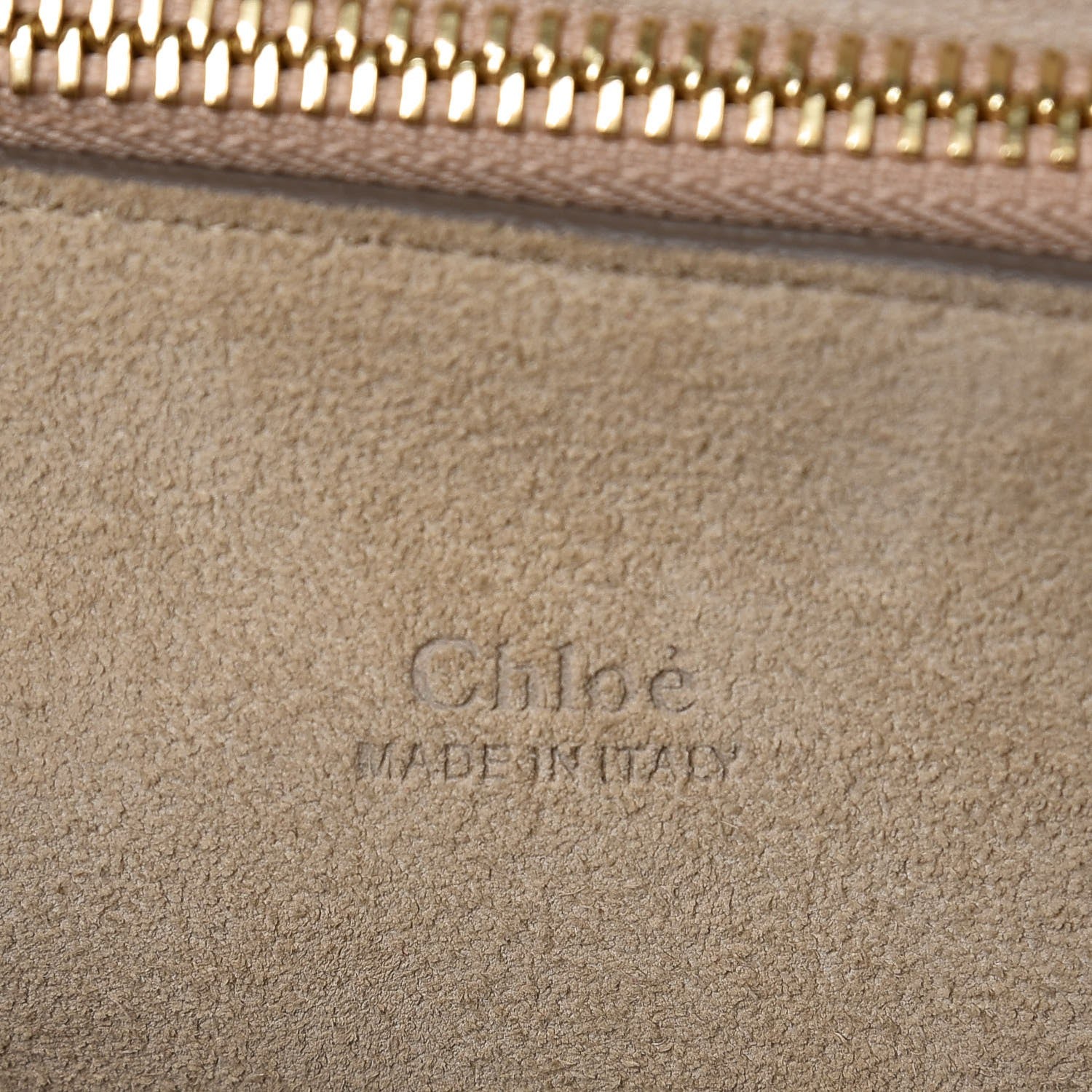 Chloe Goatskin Medium Faye Shoulder Bag Woody Khaki 6 of 7
