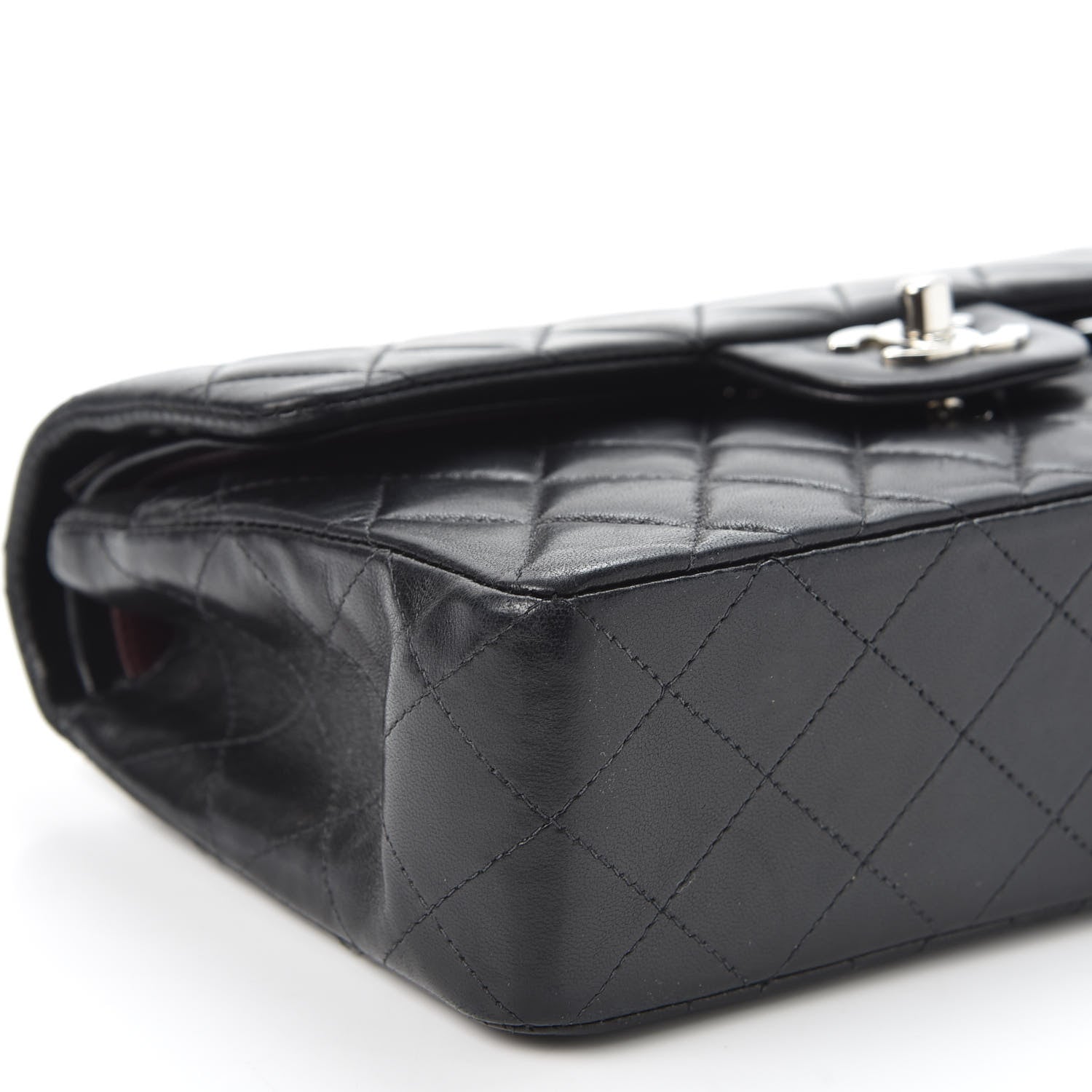 Chanel Lambskin Quilted Small Double Flap Black 5 of 10