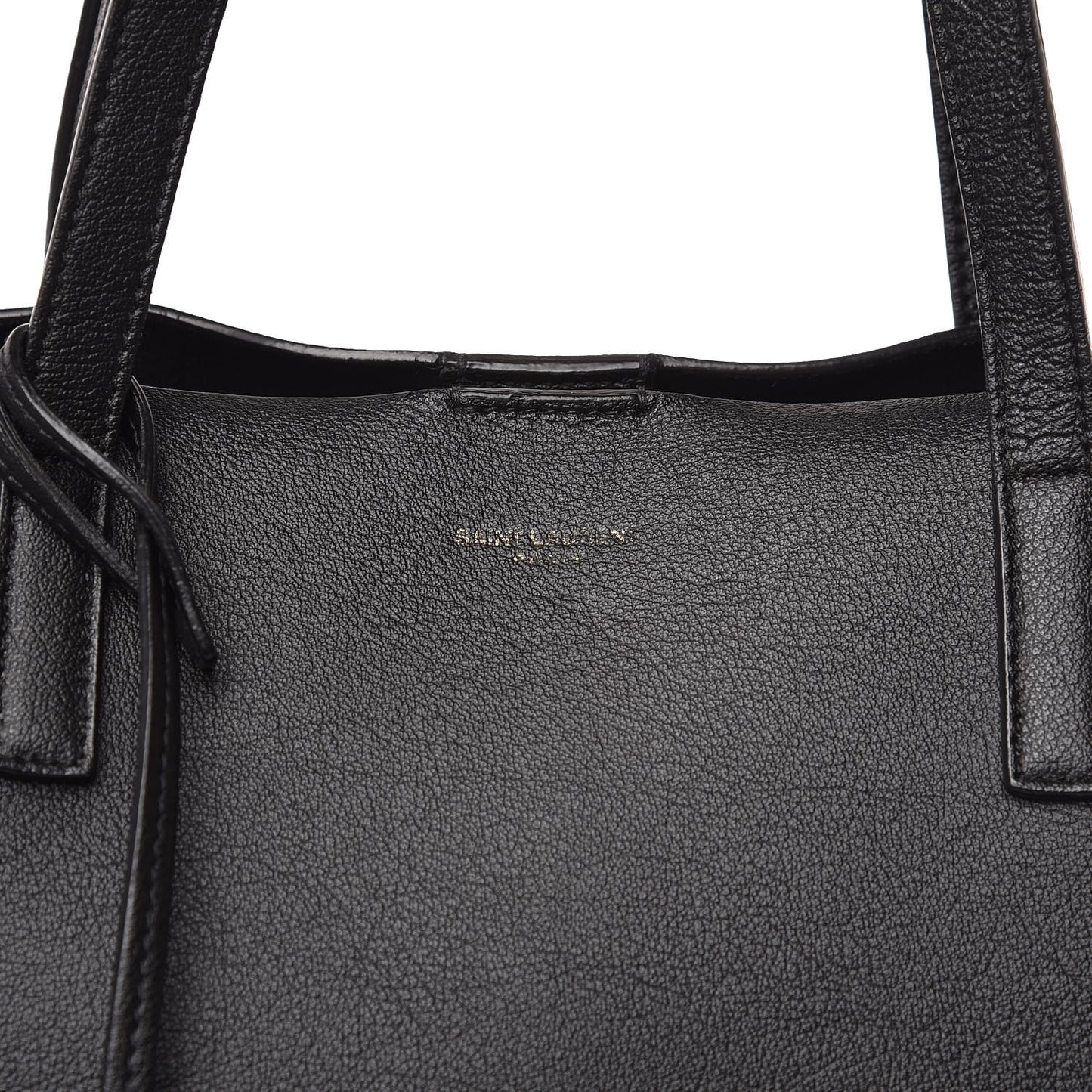Calfskin Large Shopping Tote Black