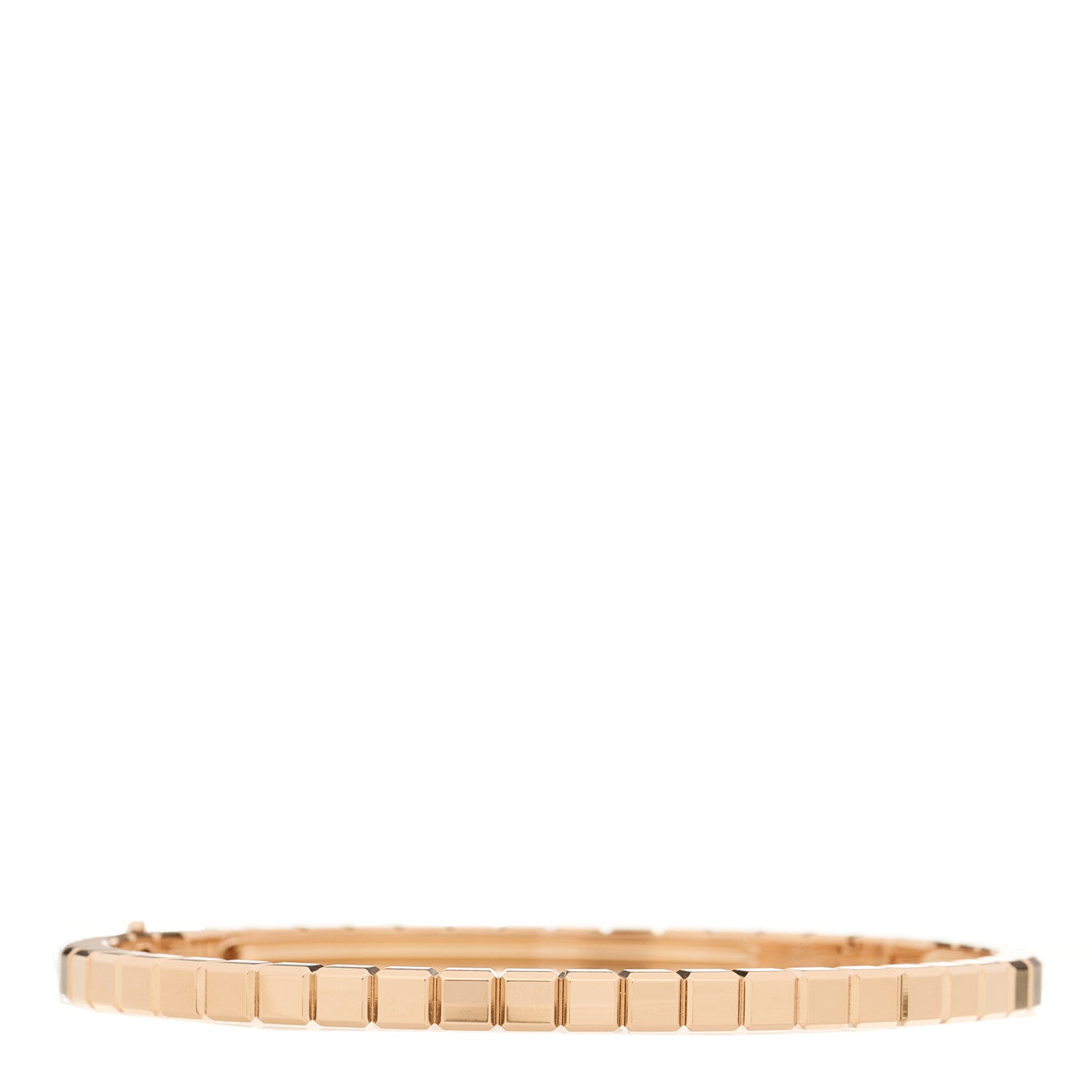 Chopard 18K Rose Gold Ice Cube Bangle Bracelet 1 of 5