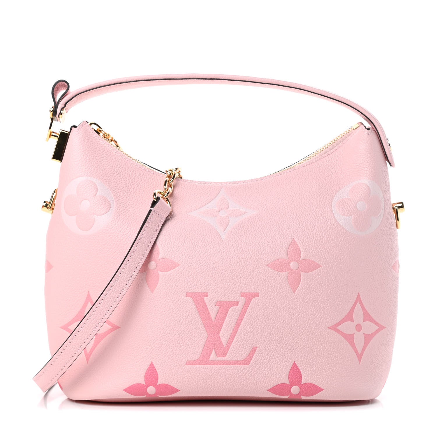 Louis Vuitton Empreinte Monogram Giant By The Pool Marshmallow Hobo PM Bouton De Rose 1 of 11