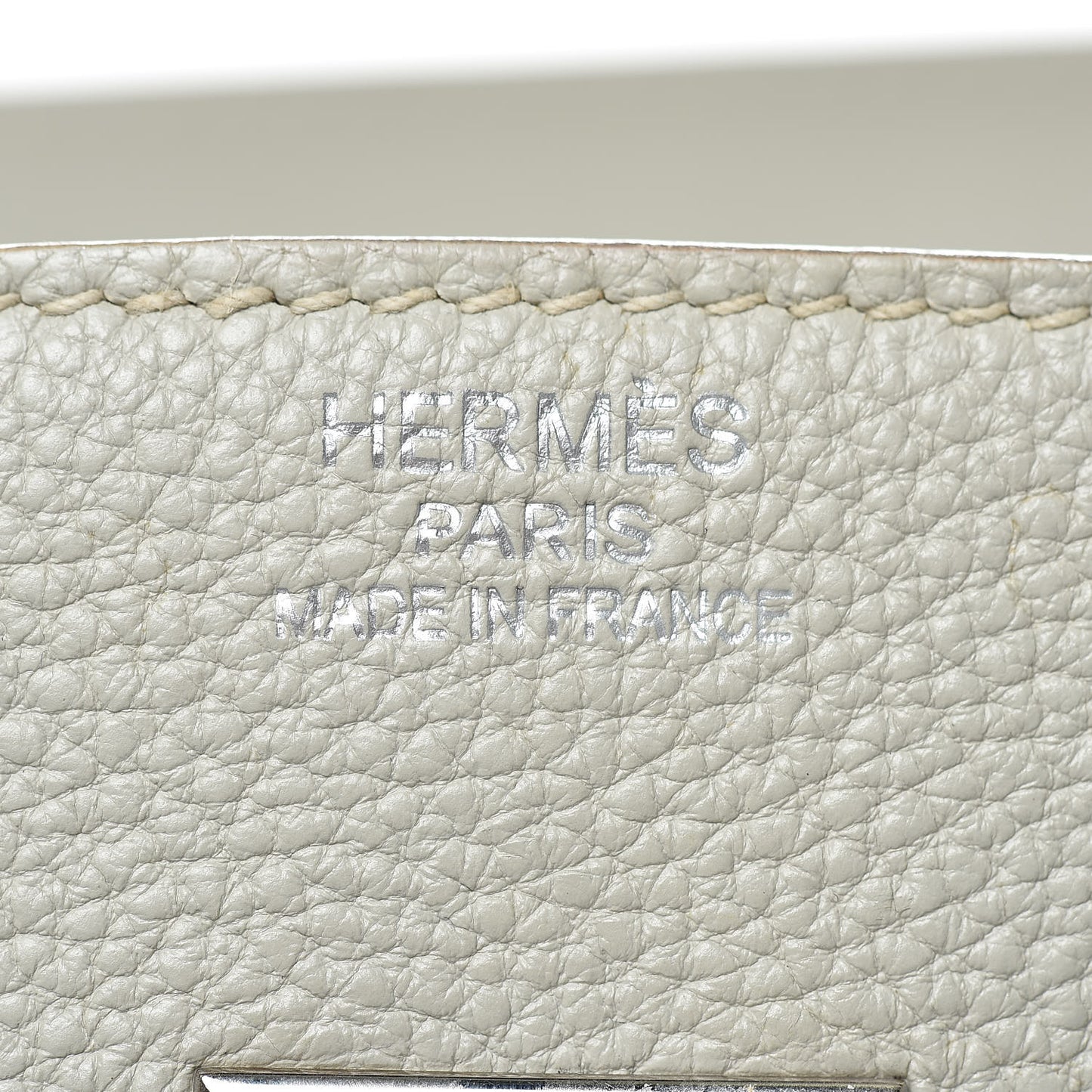 Togo Birkin 35 Gris Perle
