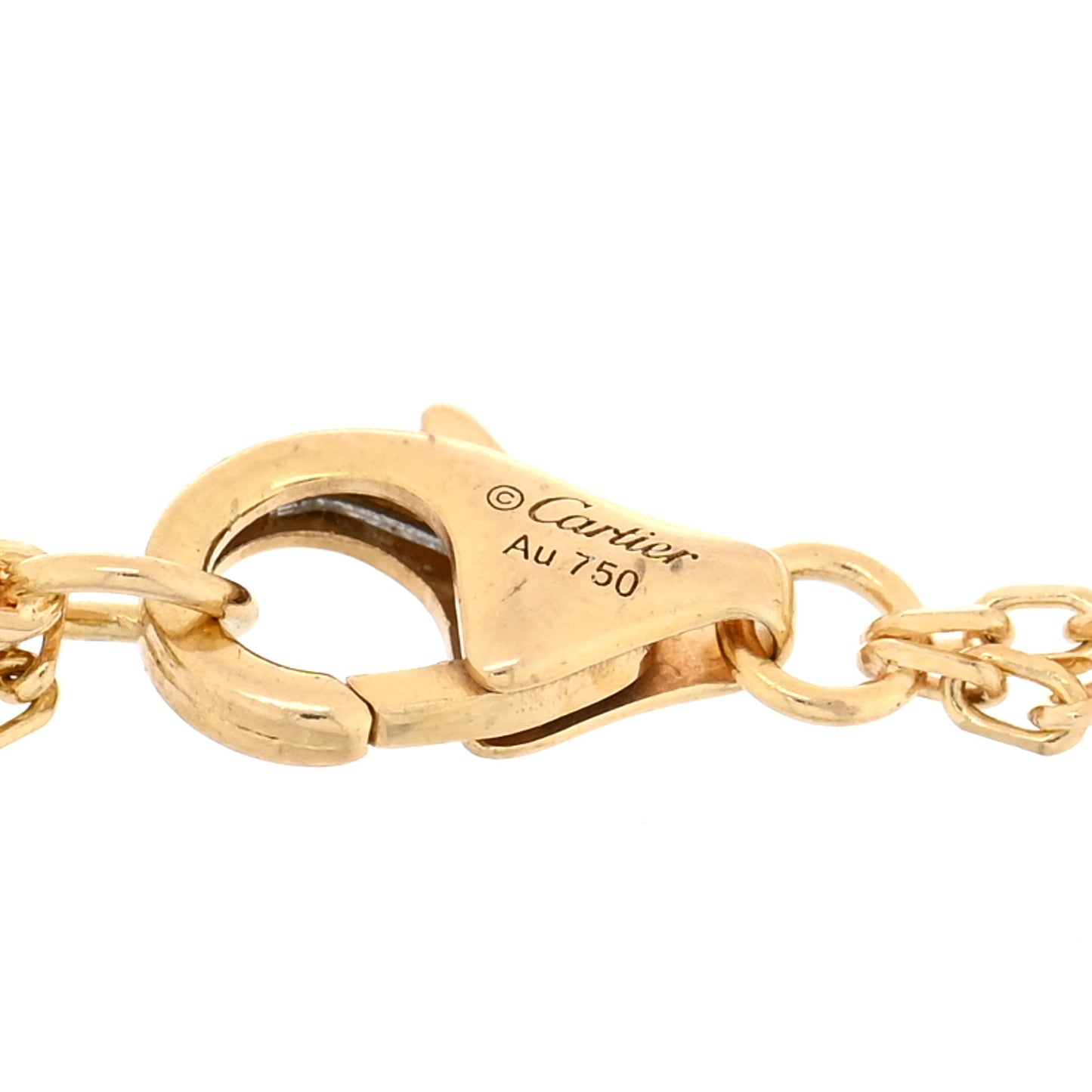 18K Yellow Gold Diamond Love Bracelet