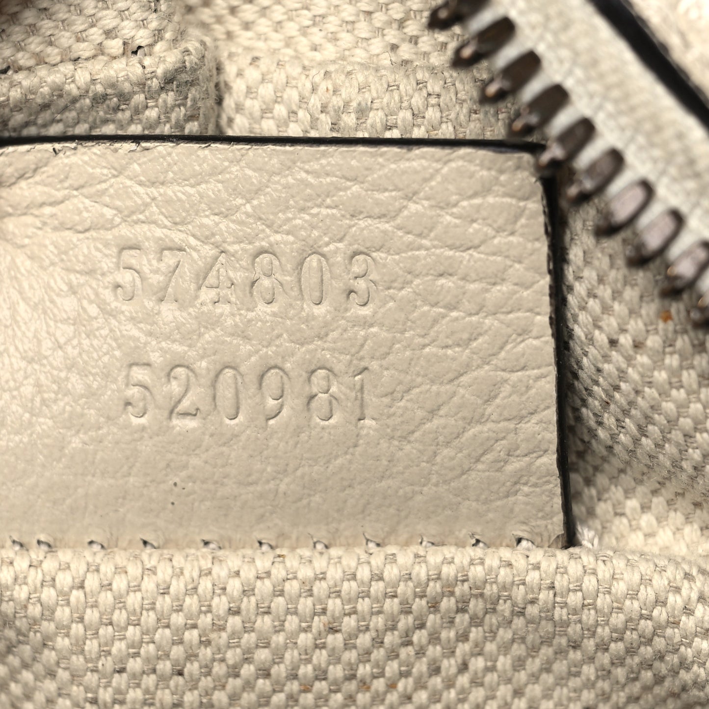 Grained Calfskin Mini Logo Messenger Bag White