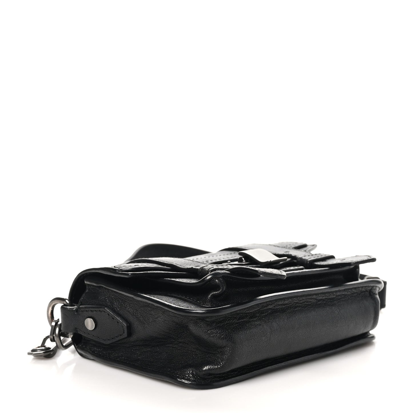 Lambskin Micro PS1 Satchel Black