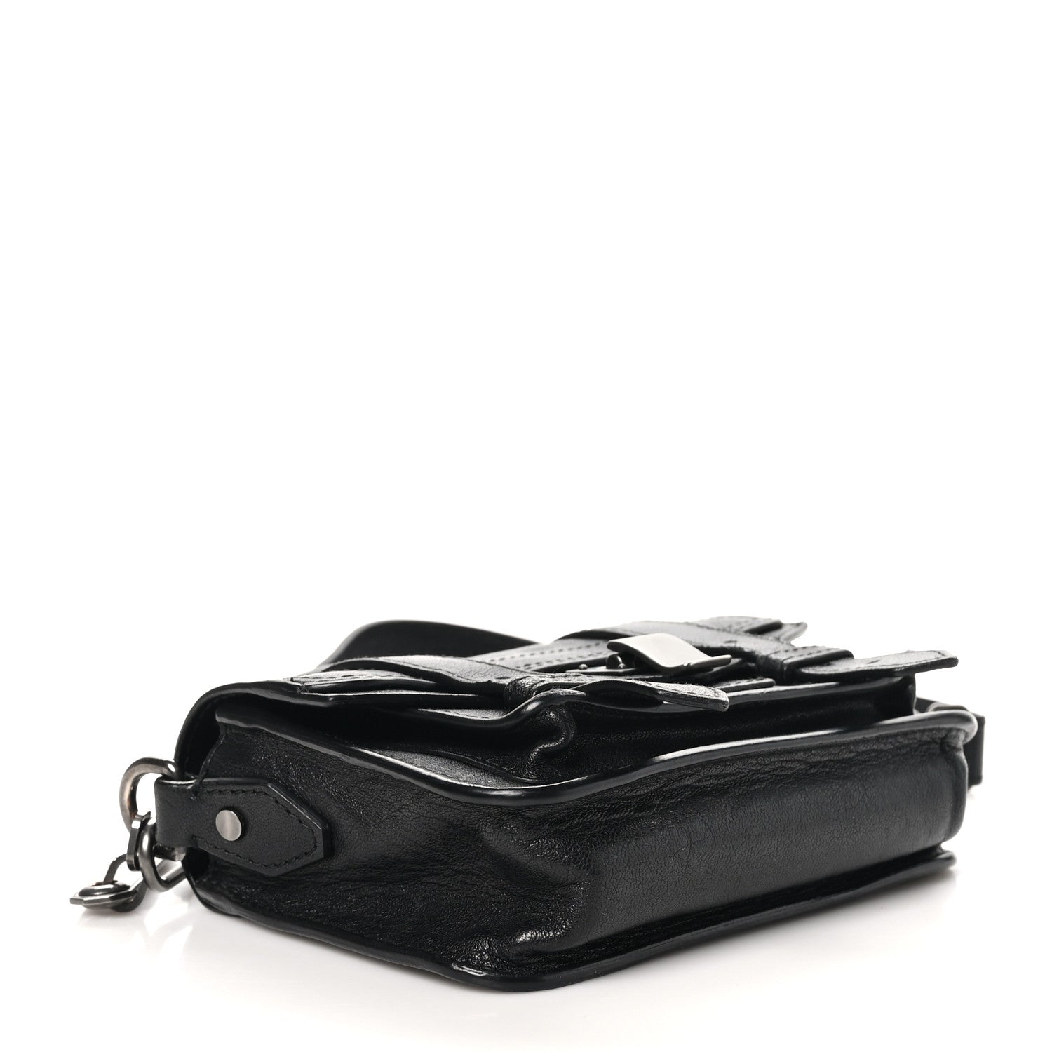 Proenza Schouler Lambskin Micro PS1 Satchel Black 4 of 10