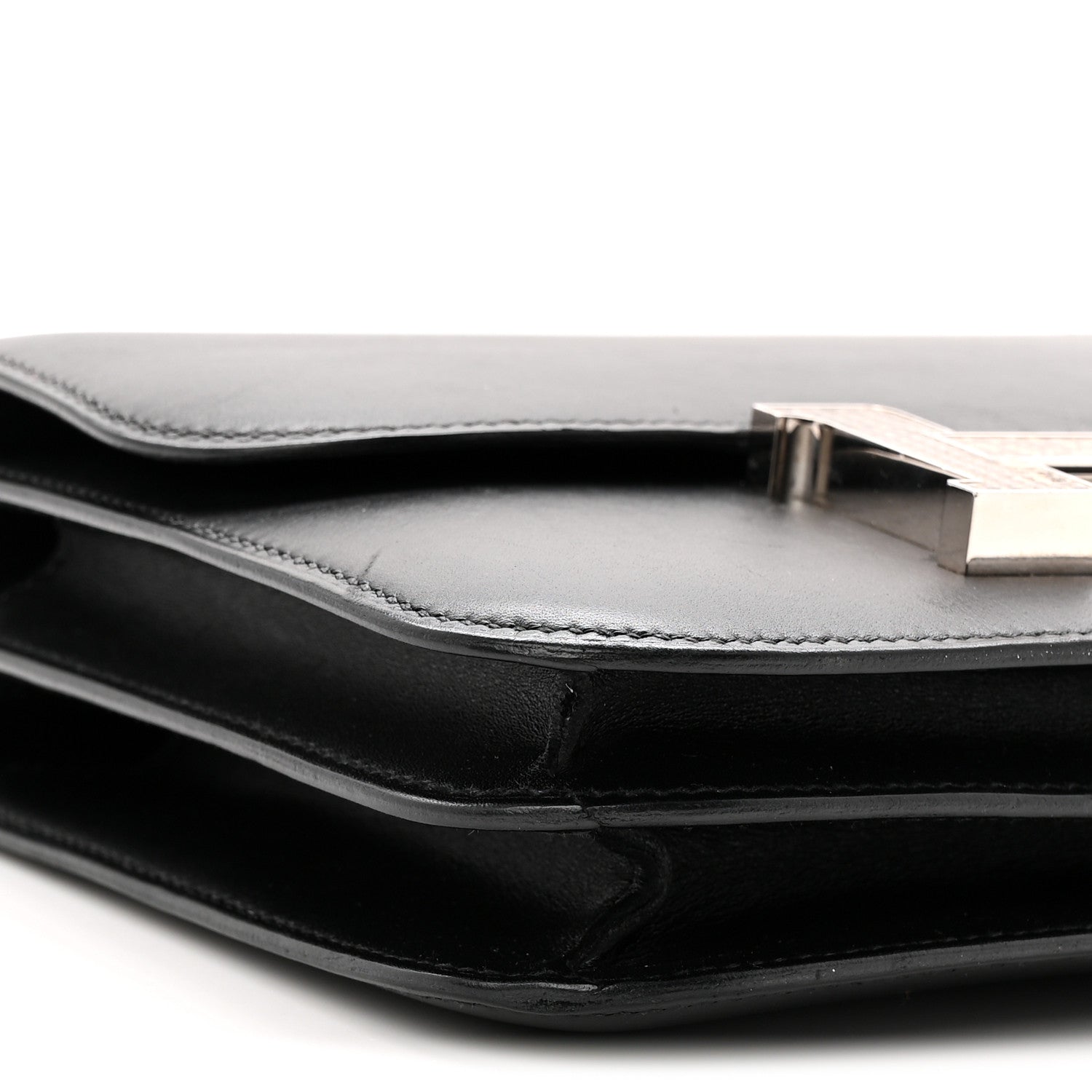 Hermes Veau Monsieur Lizard Constance 18 Black Ombre 9 of 13