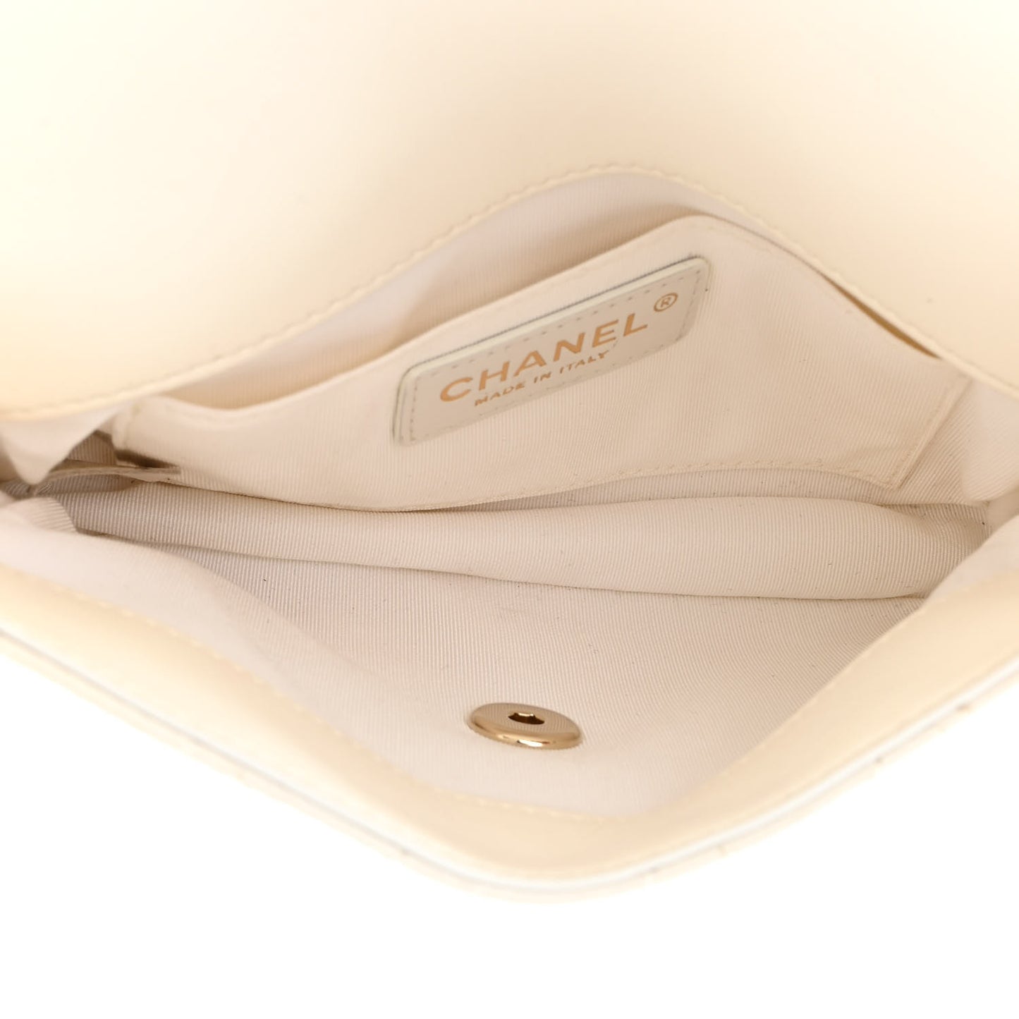 Lambskin Quilted Side Packs White Black