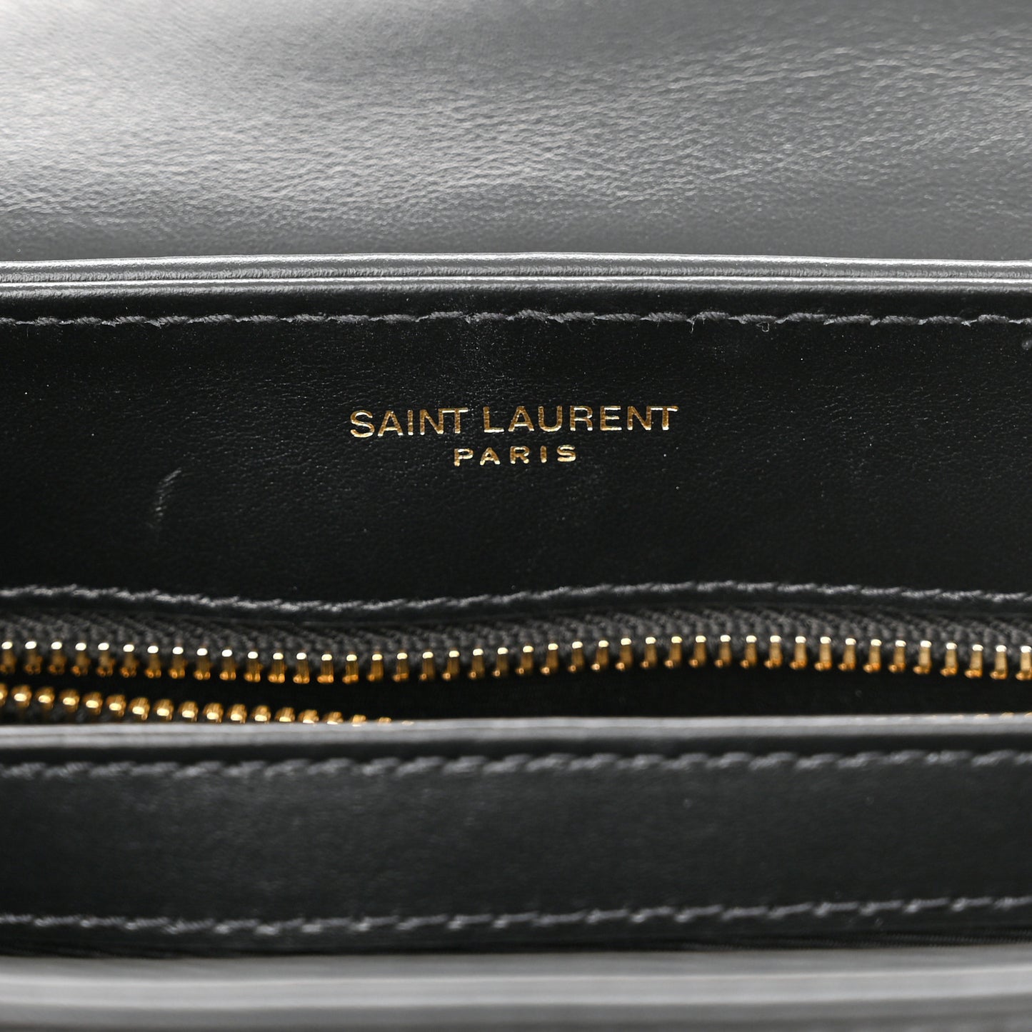 Calfskin Y Quilted Monogram Toy Loulou Crossbody Bag Black