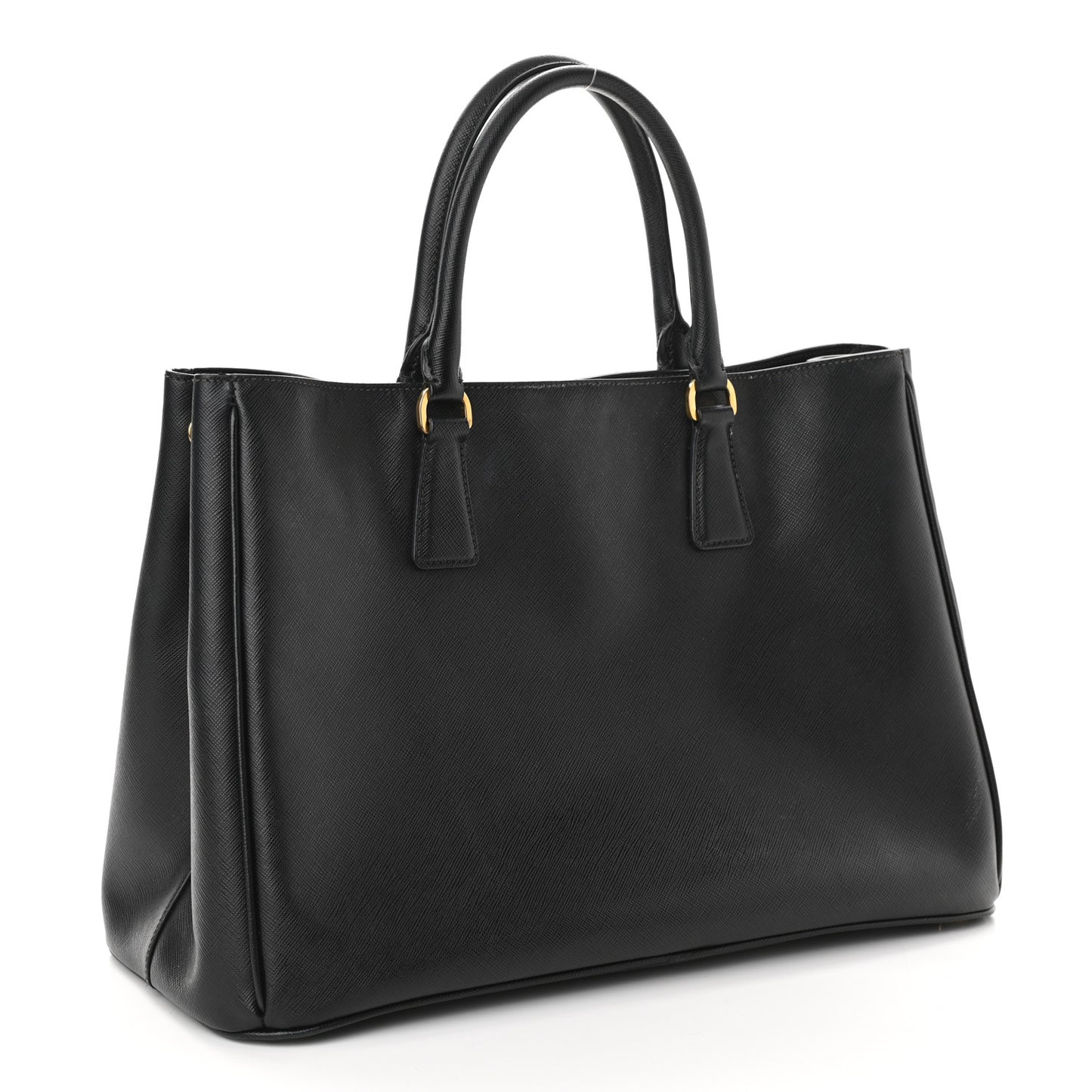 Saffiano Lux Large Tote Black