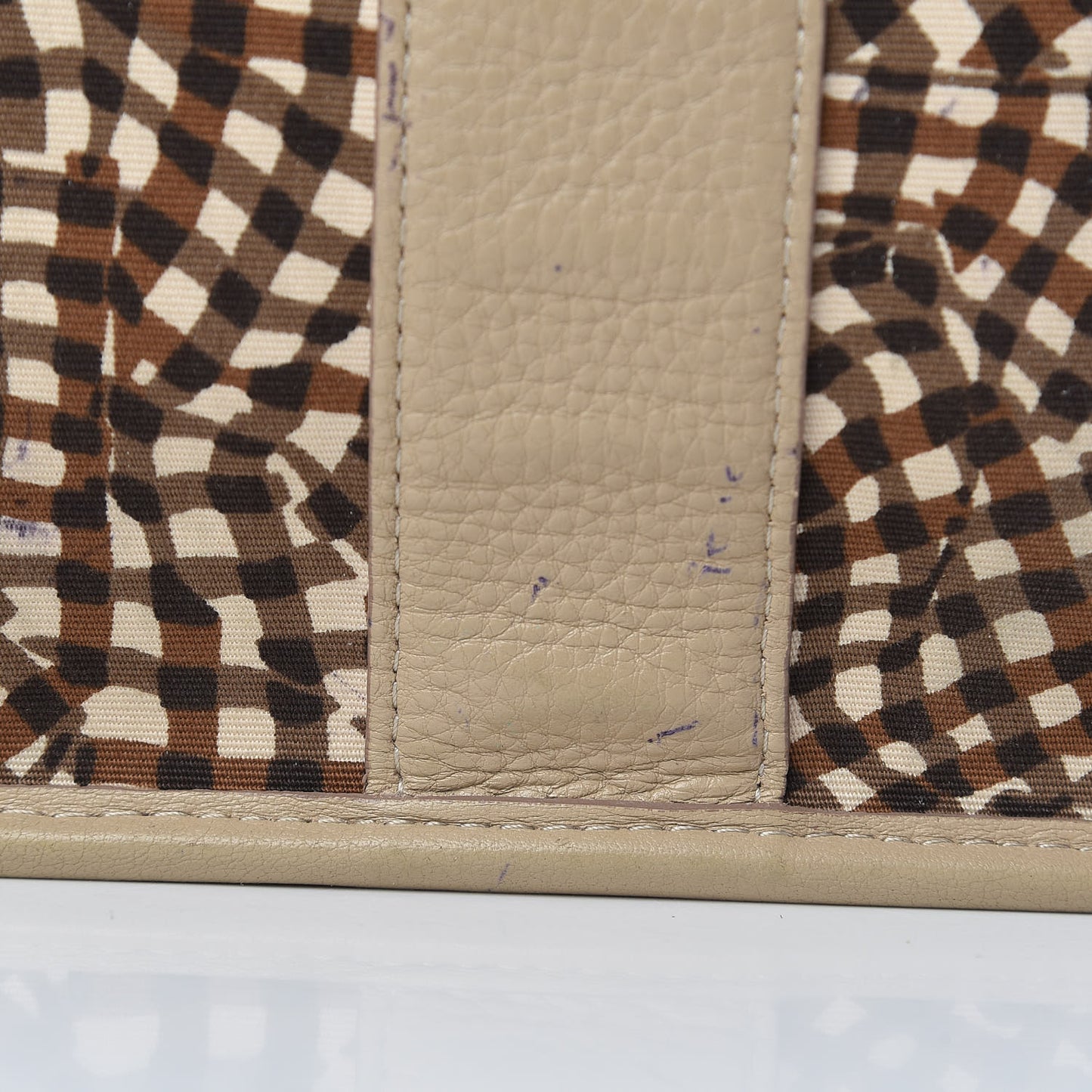 Visetos Medium Liz Reversible Shopper Tote Beige