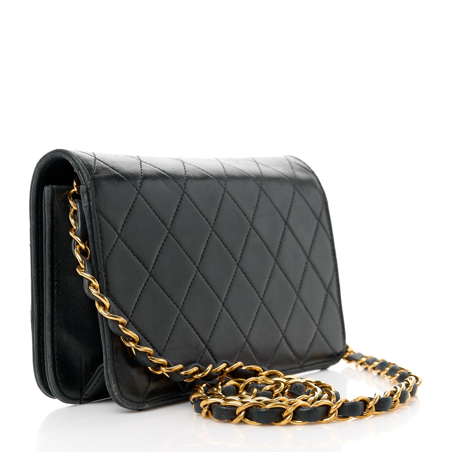 Chanel Lambskin Quilted Small Single Flap Black 3 of 12