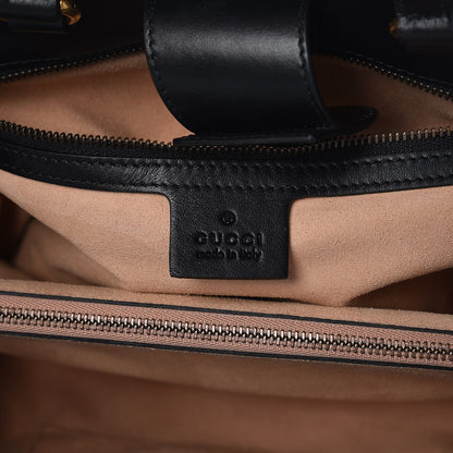 Gucci Calfskin Matelasse Small GG Marmont Tote Black 6 of 7