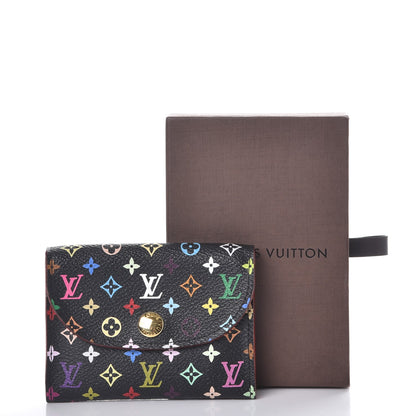 Louis Vuitton Monogram Multicolor Business Card Holder Black Grenade 8 of 8