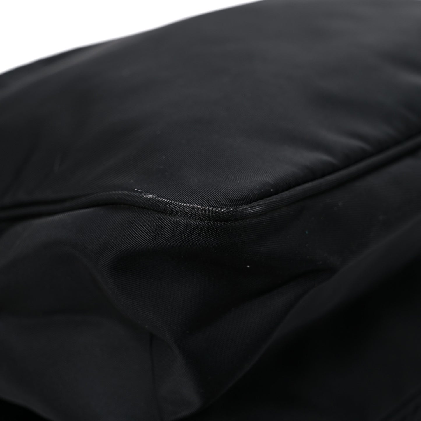Nylon Vela Sport Messenger Bag Black