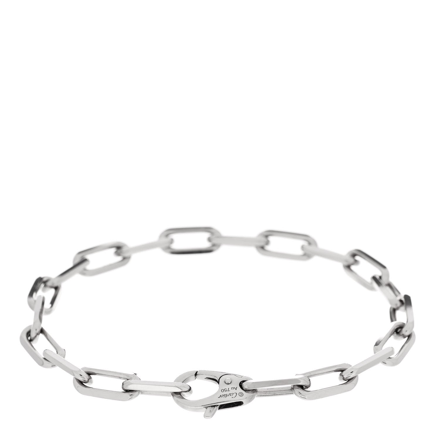 Cartier 18K White Gold Santos de Cartier Bracelet 2 of 3