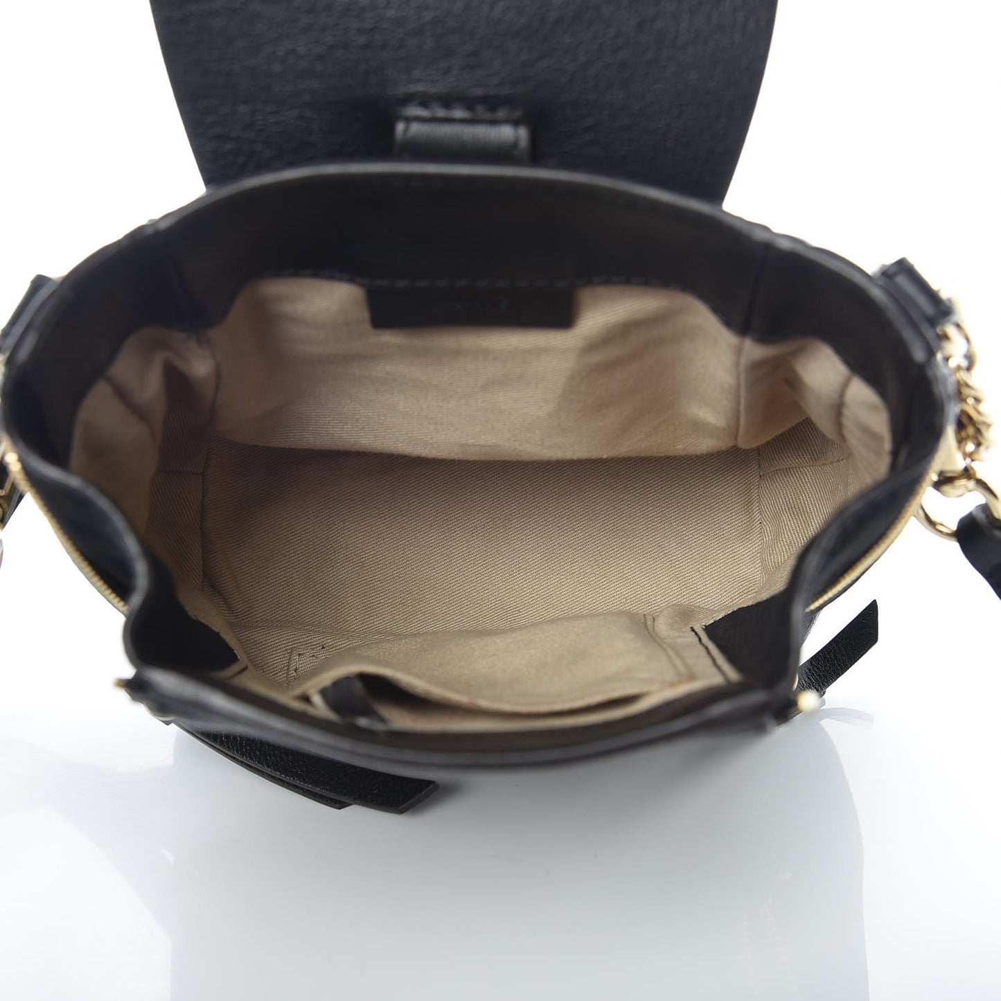 Calfskin Mini Faye Backpack Black