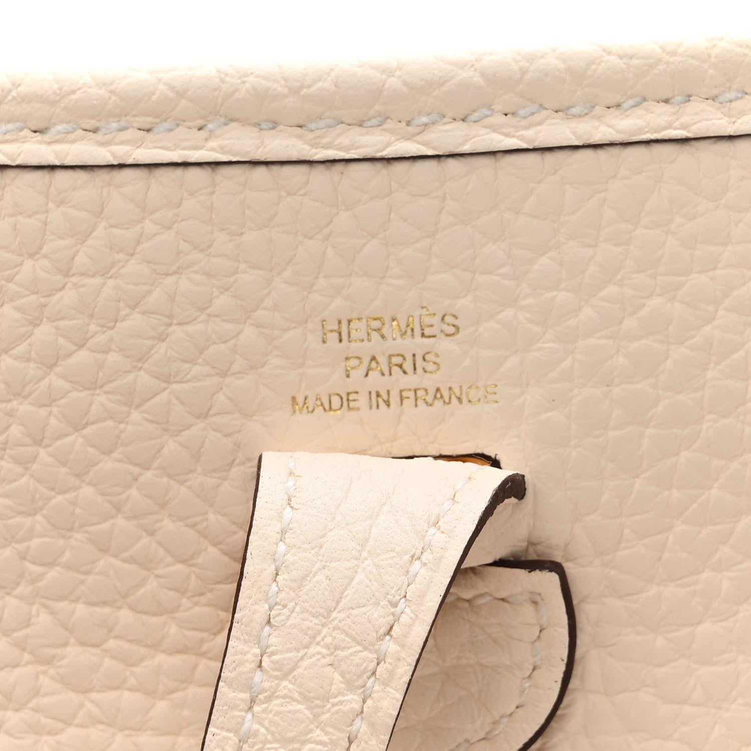 Hermes Taurillon Clemence Amazone Evelyne TPM Nata Craie 5 of 10
