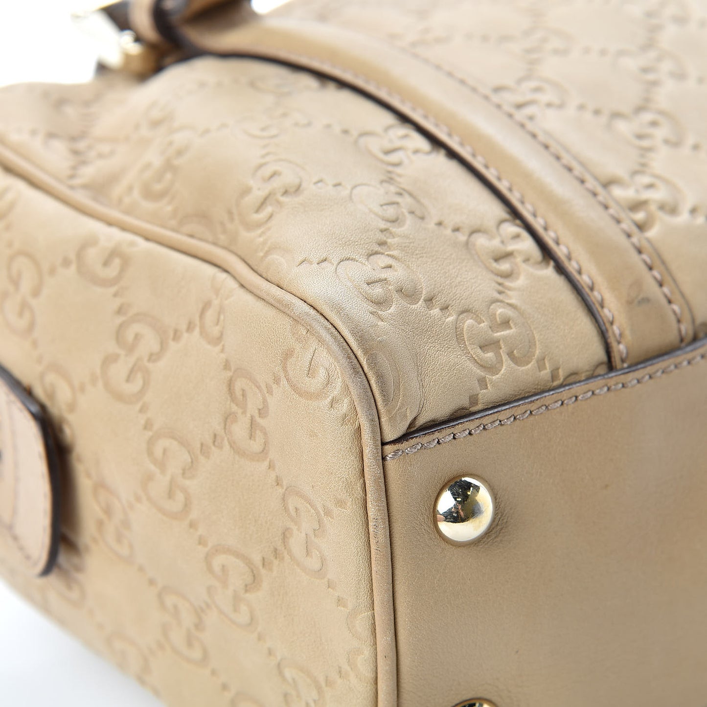 Guccissima Small Britt Boston Beige
