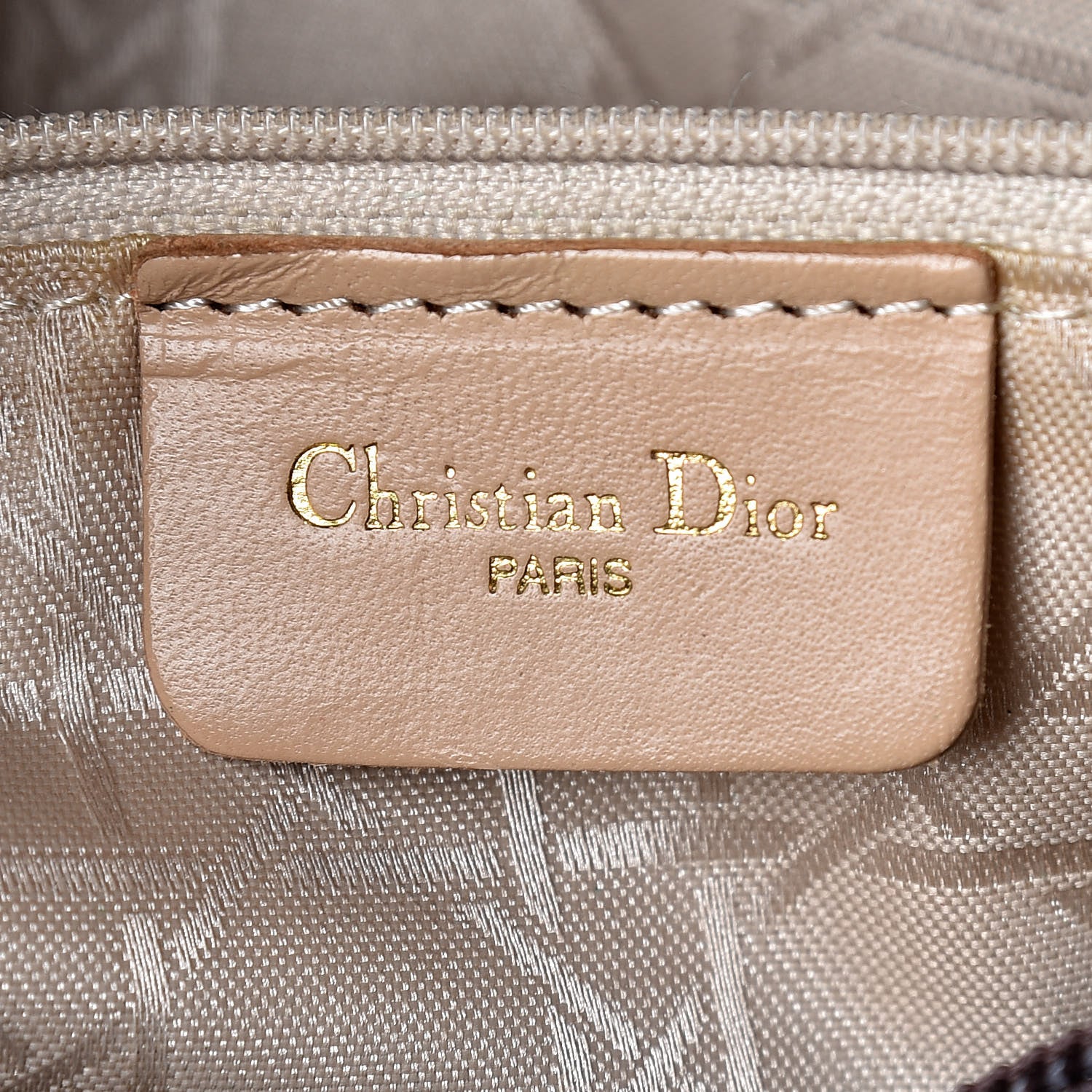 Christian Dior Glazed Calfskin Large Lady Dior Dark Brown 6 of 9