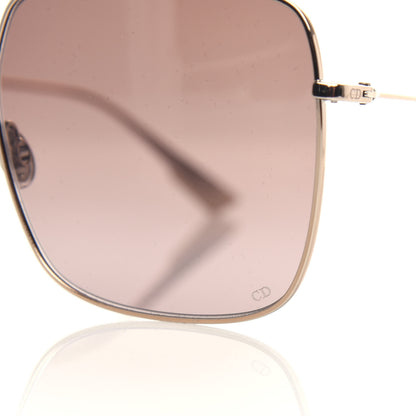 Christian Dior Metal Stellaire 1 Square Sunglasses Gold 7 of 8