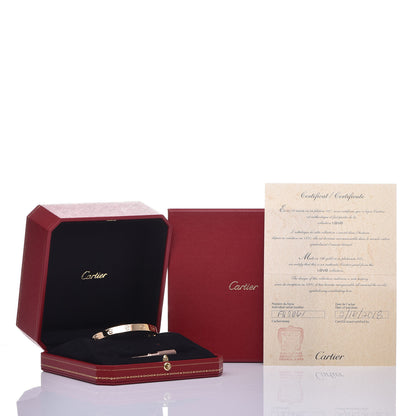 Cartier 18K Yellow Gold LOVE Bracelet 17 6 of 6