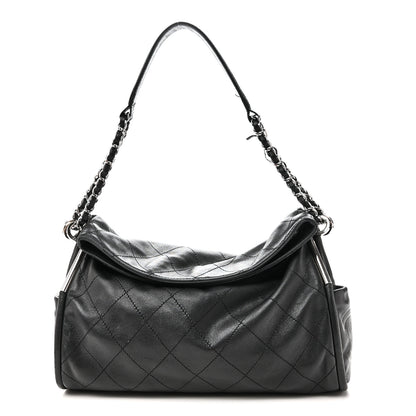 Chanel Lambskin Ultimate Soft Hobo Black 1 of 11