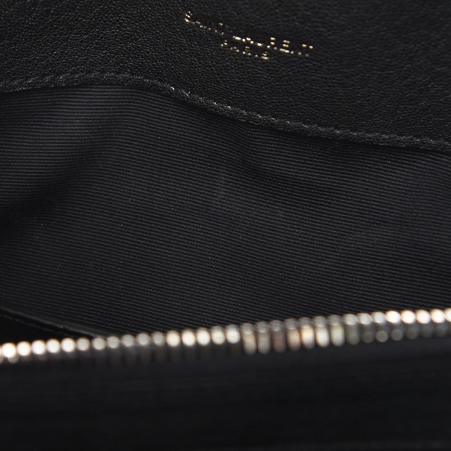 Saint Laurent Sheepskin Matelasse Chevron Monogram Large College Satchel Black 13 of 13