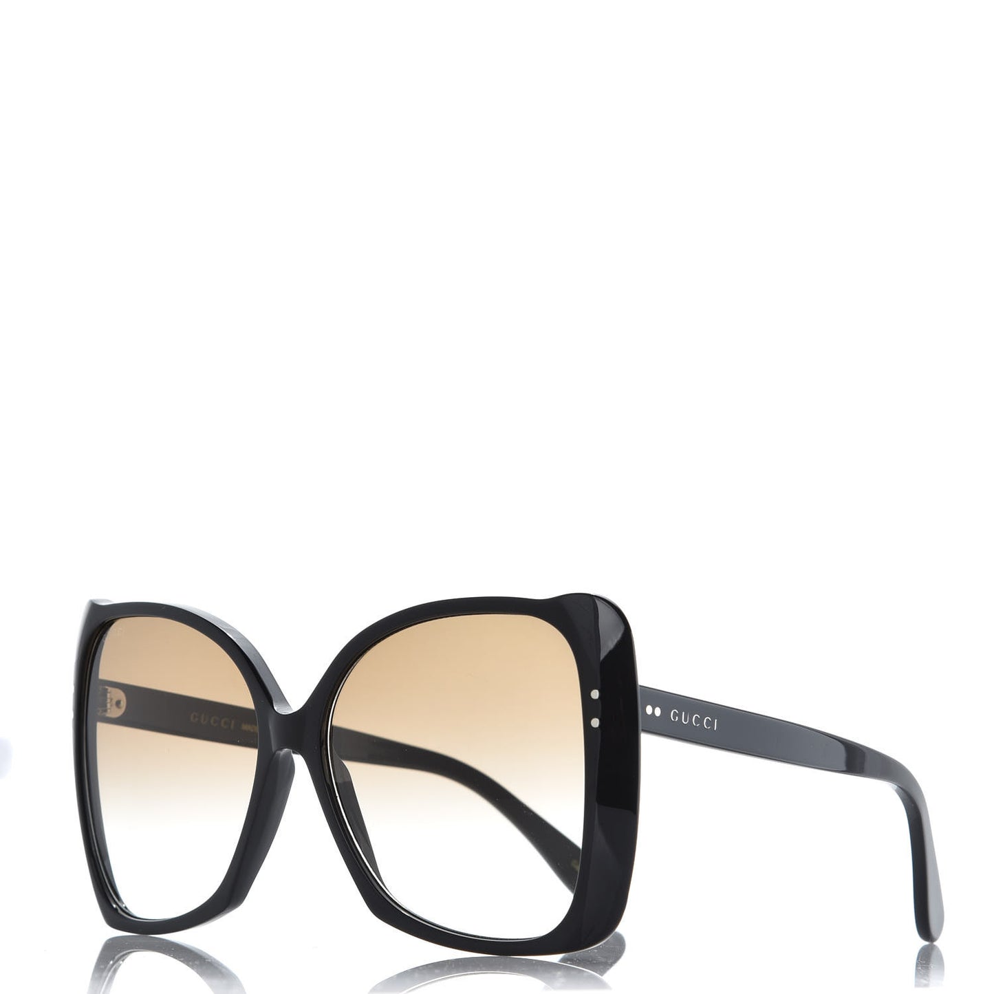 Acetate Oversize Square Frame GG0471S Sunglasses Black