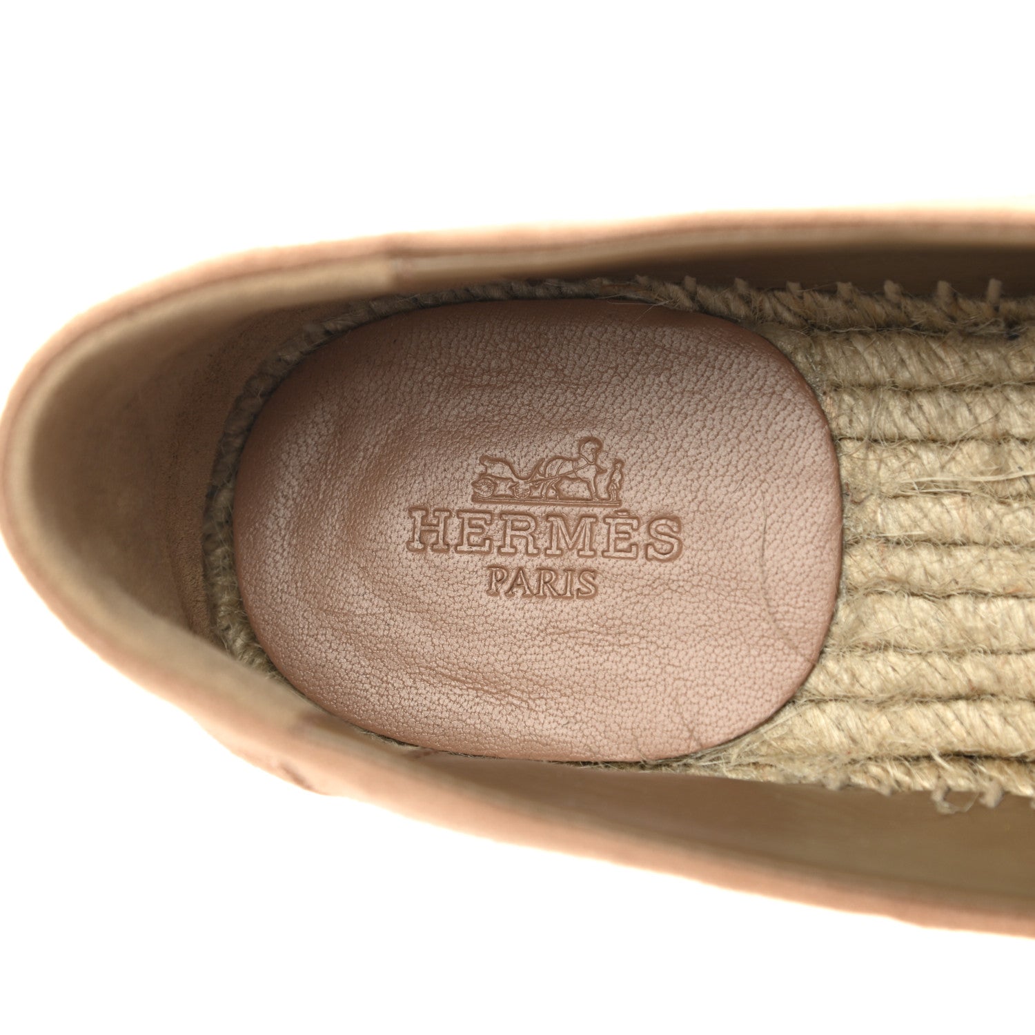 Hermes Suede Calfskin Womens Trip Espadrilles 37 7 of 9