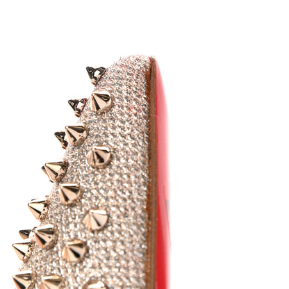 Christian Louboutin Glitter Diams Follies Spikes 100 Pumps 37 Colombe 15 of 18