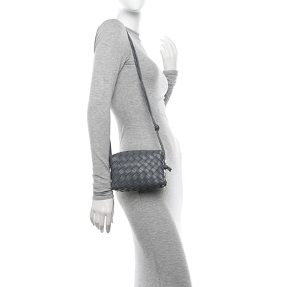 Bottega Veneta Nappa Intrecciato Mini Loop Camera Bag Thunder 2 of 10