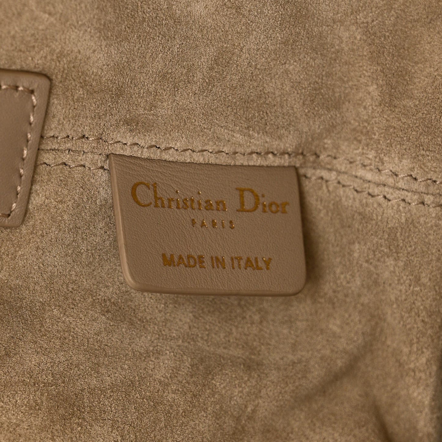 Calfskin Macrocannage Small Toujours Tan