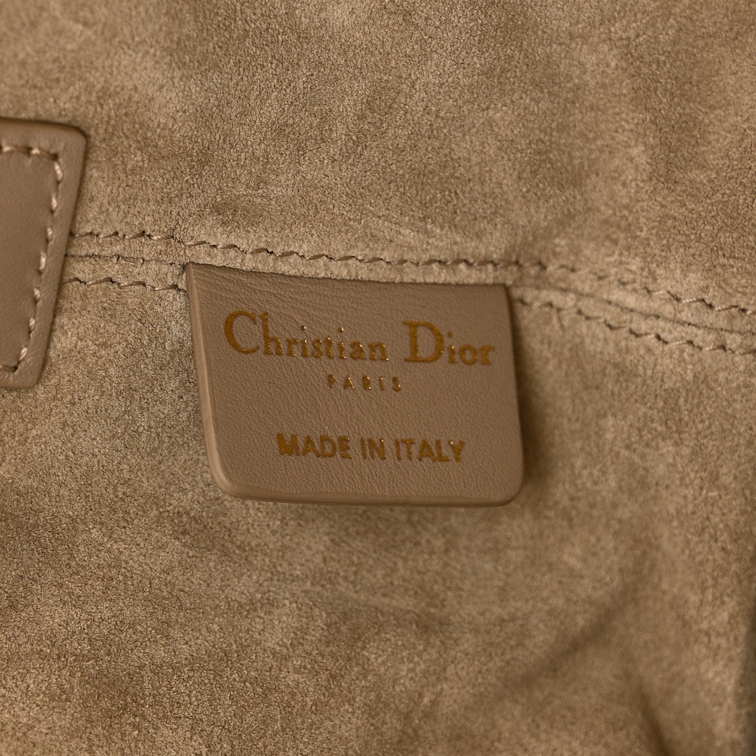 Christian Dior Calfskin Macrocannage Small Toujours Tan 7 of 10