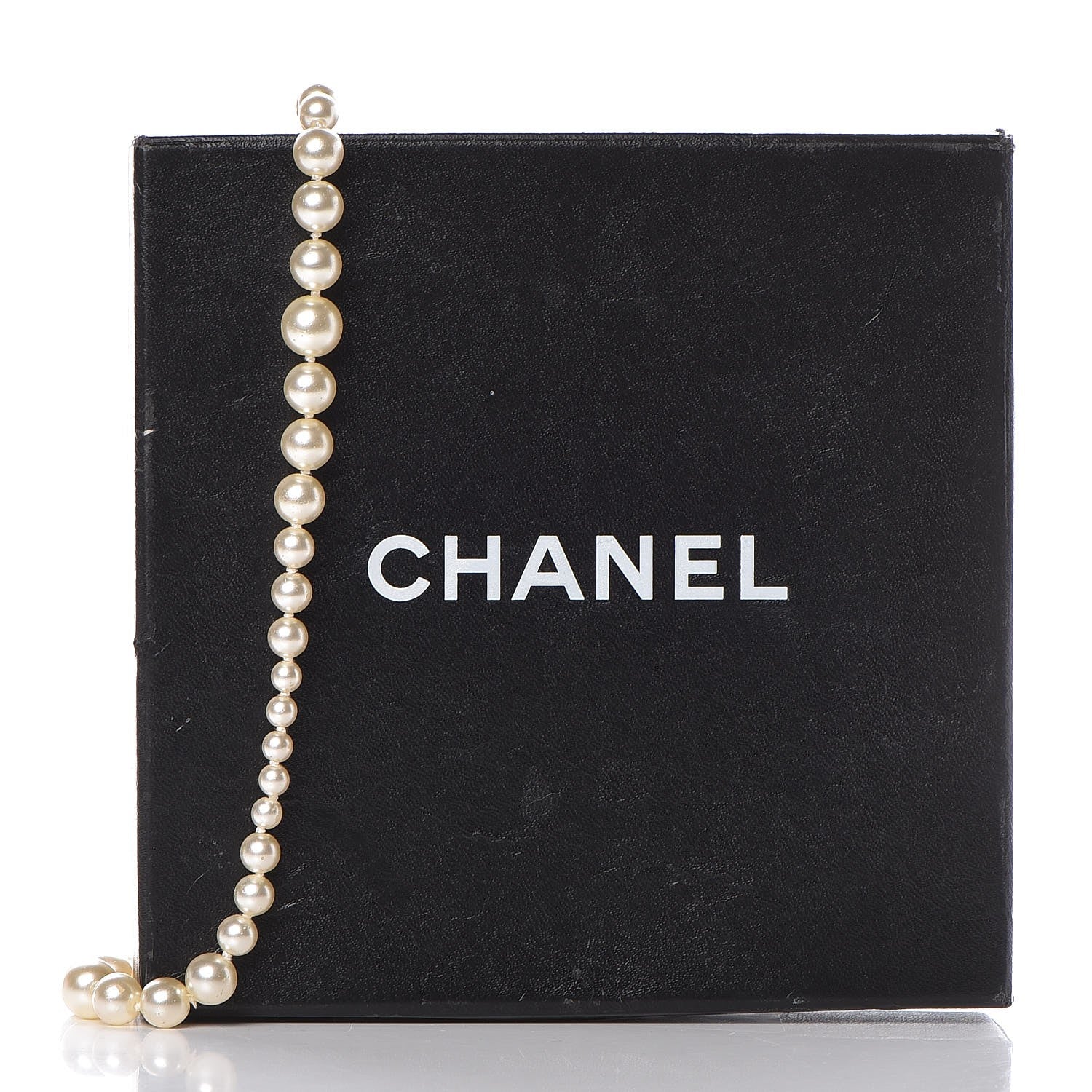 Chanel Pearl CC Long Necklace Gold 9 of 9
