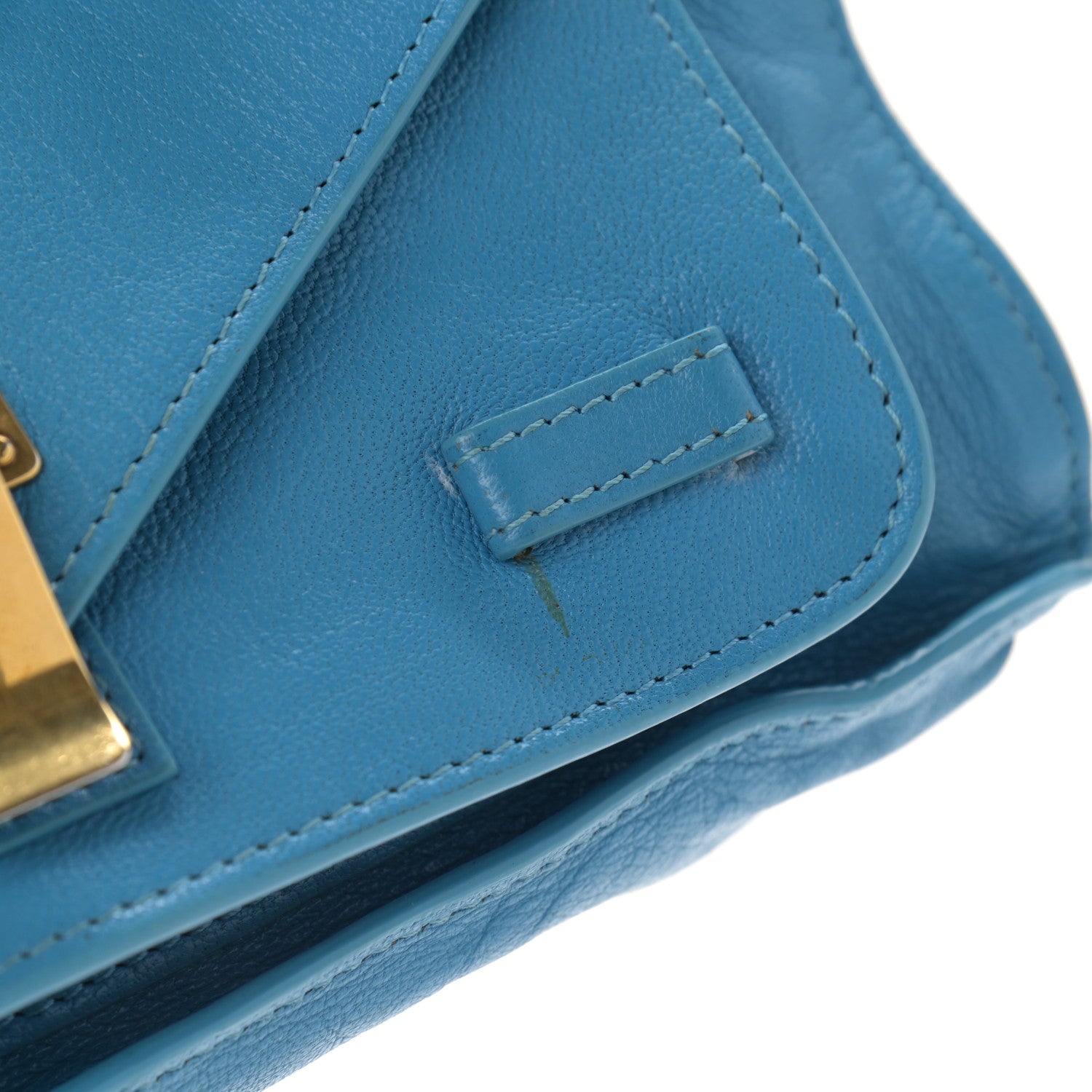 Proenza Schouler Lambskin Tiny PS1 Satchel Rip Tide 11 of 13