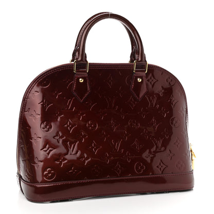 Louis Vuitton Vernis Alma PM Rouge Fauviste 3 of 9