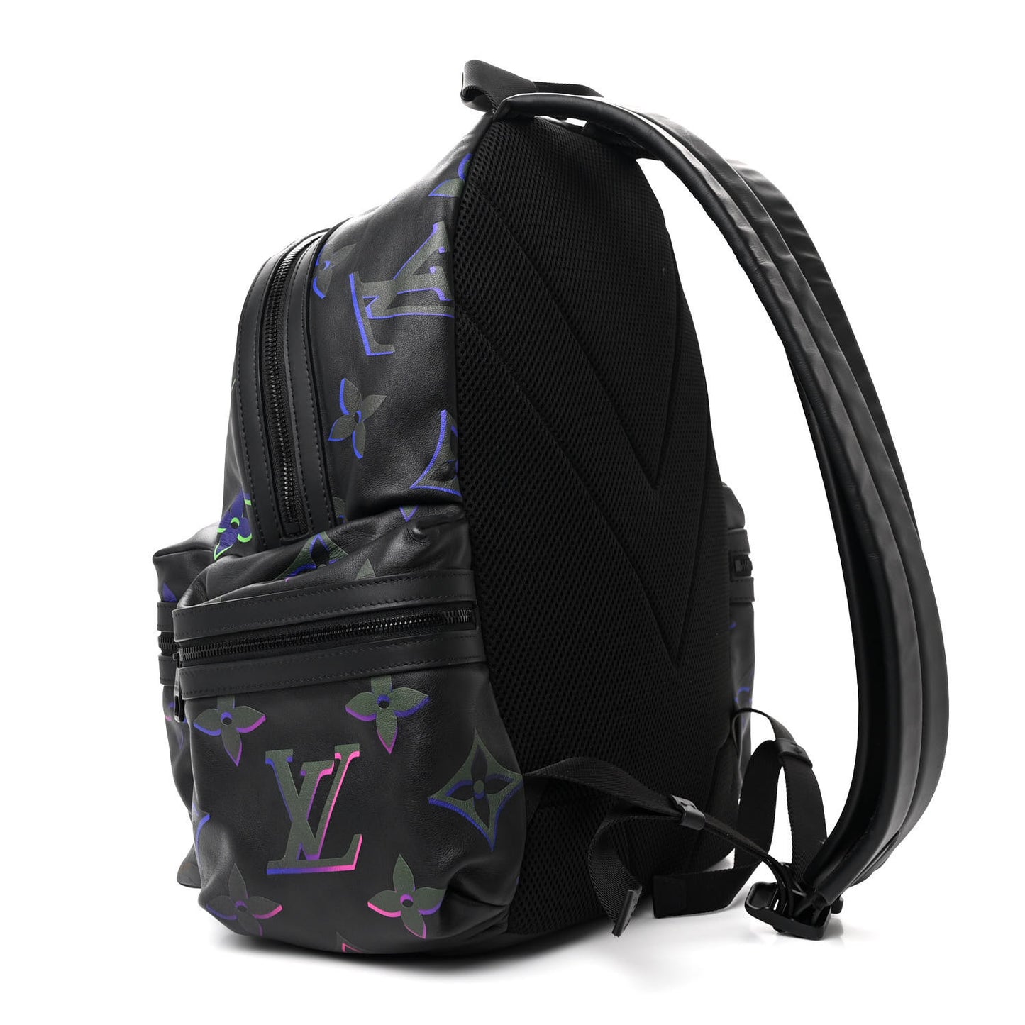 Calfskin Monogram Spotlight Comet Backpack Black Borealis