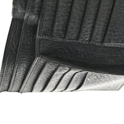 Gucci Pebbled Calfskin Web French Flap Wallet Black 7 of 7